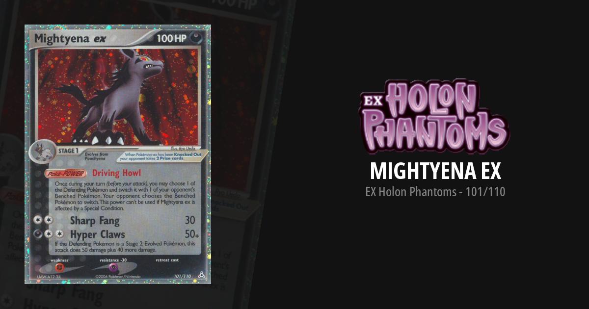 Mightyena ex EX Holon Phantoms Pokemon Card | Pikawiz Mightyena ex EX Holon Phantoms Pokemon Card | Pikawiz